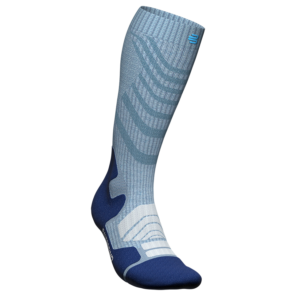 

Компрессионные носки Bauerfeind Sports Women's Outdoor Merino Compression Socks, цвет Sky Blue