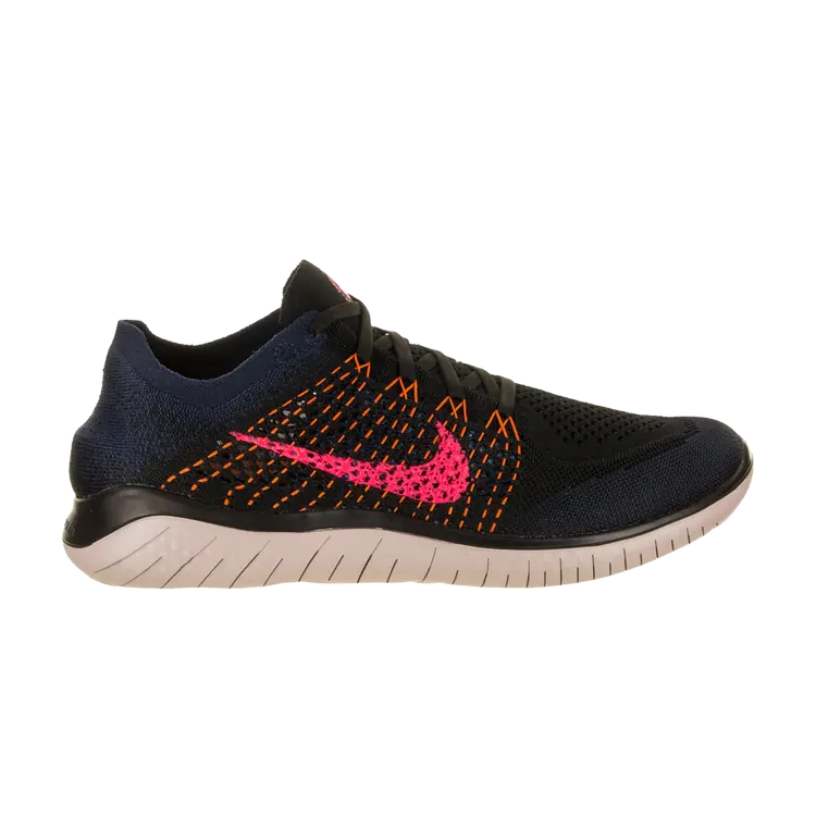 

Кроссовки Nike Free RN Flyknit 2018 'Flash Crimson', черный