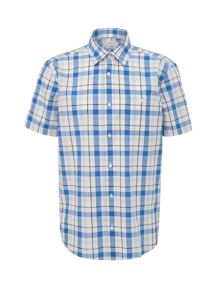 

s.Oliver Рубашка 58N2 темно-синего цвета