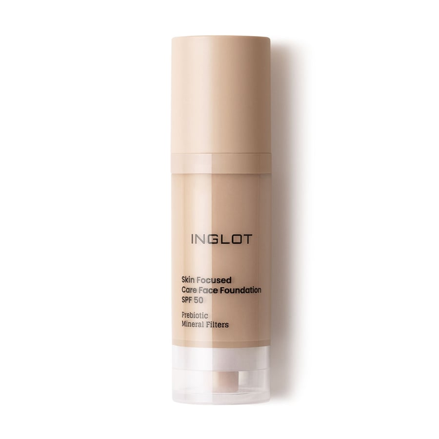 

Inglot, Skin Focused Care Foundation Spf 50, Porcelain Beige 303