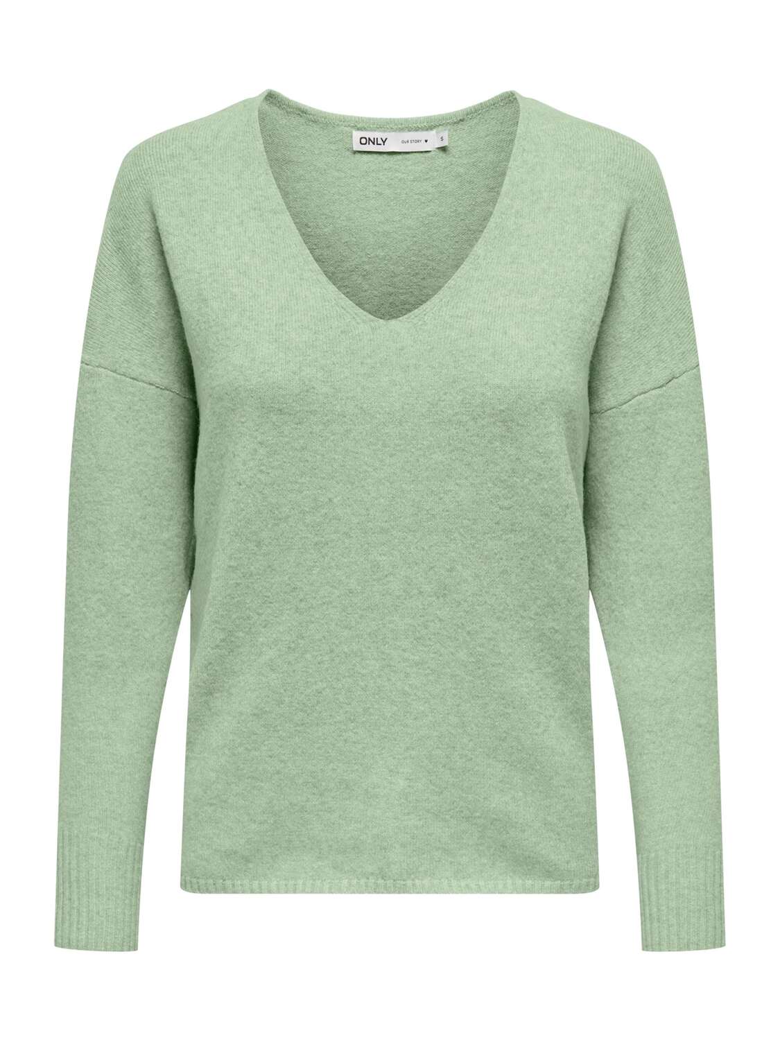 

ONLY Свитер 'ONLRICA' в светло-зеленом цвете