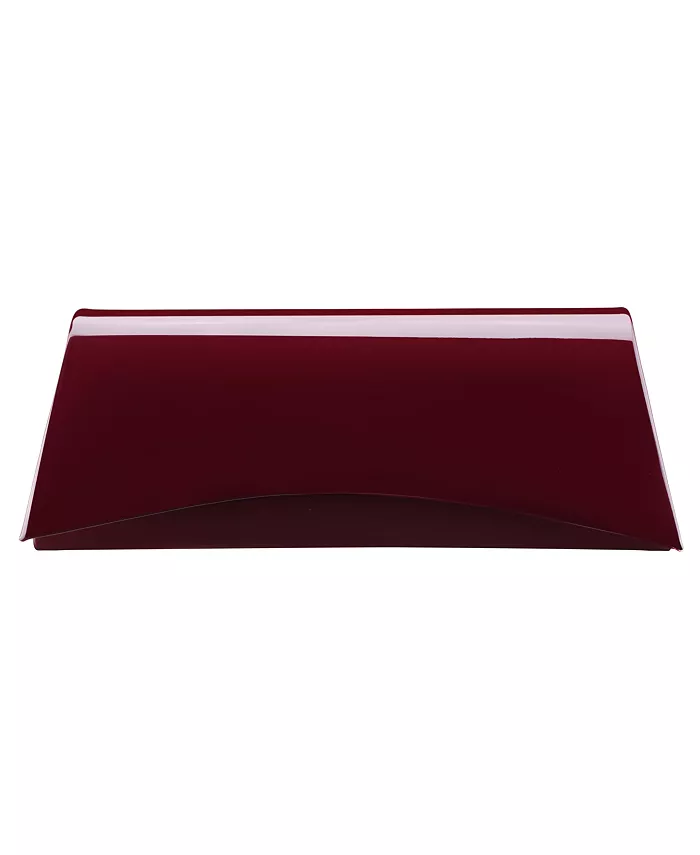 

Клатч с изогнутым клапаном и магнитной застежкой Slim Magnetic Nina, серебряный