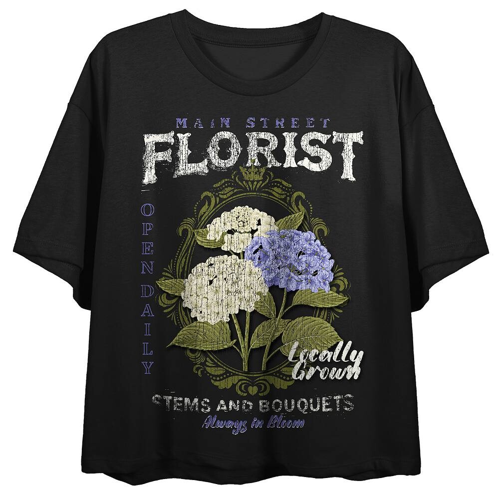 

Футболка с местным рисунком от Main Street Florist для юниоров, черный