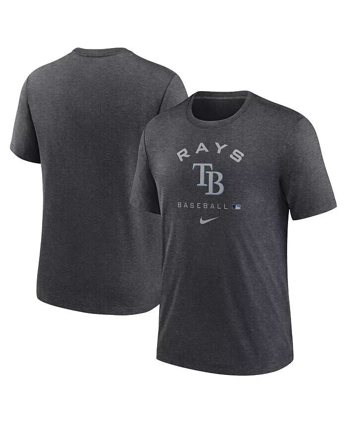

Мужская темно-серая футболка Tampa Bay Rays Authentic Collection Tri-Blend Performance Nike