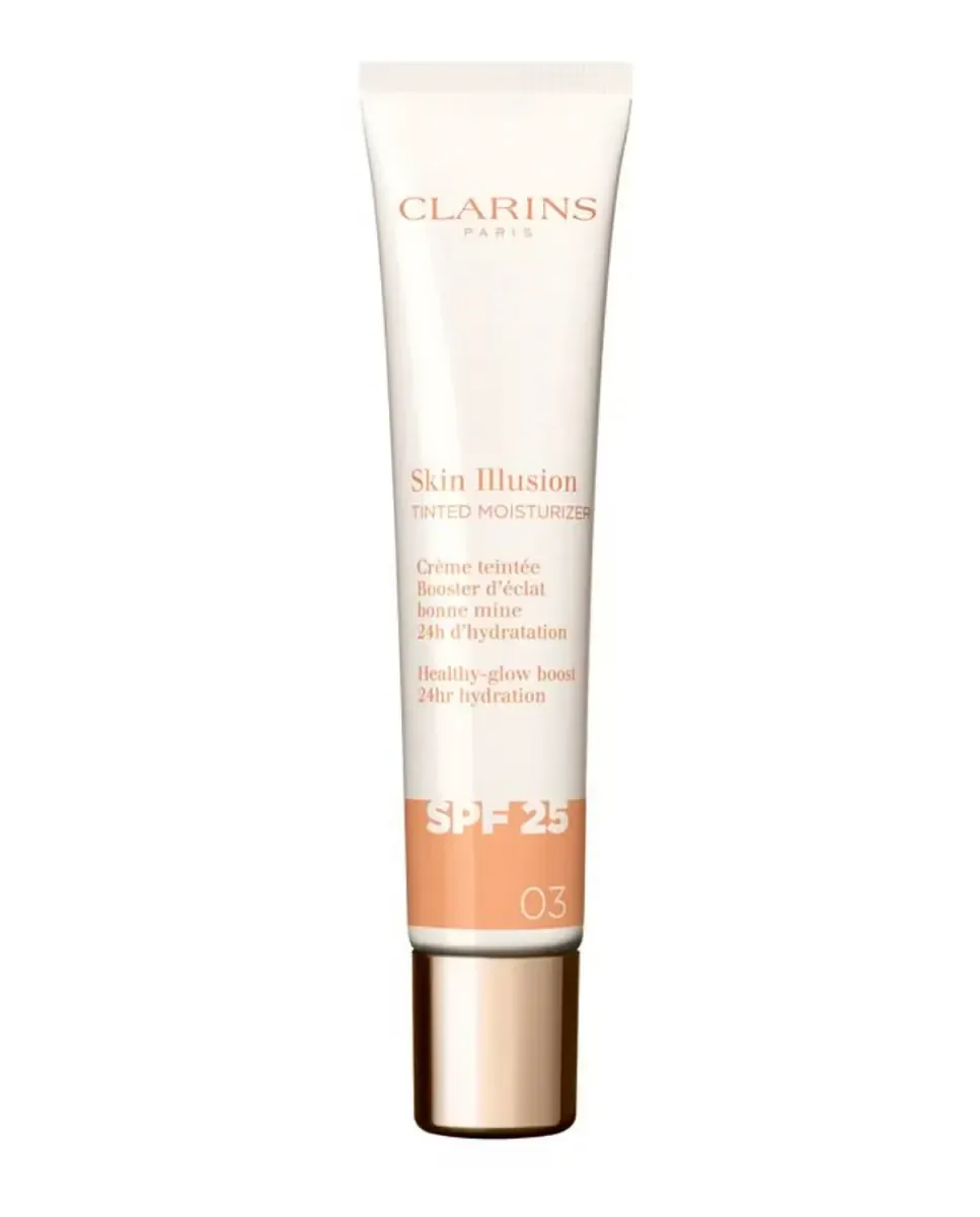 Тонирующий увлажняющий крем с цветом Skin Illusion SPF25 Clarins