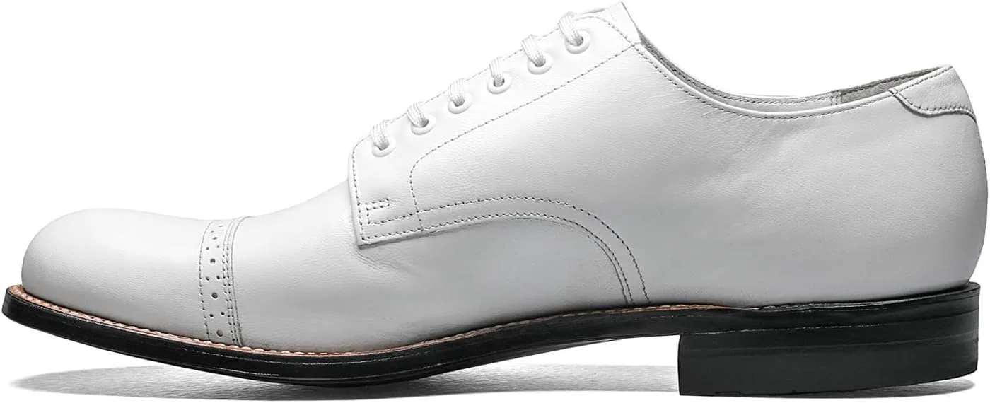 Мужские туфли Stacy Adams Dayton Ostrich Oxford, белый — фото 4