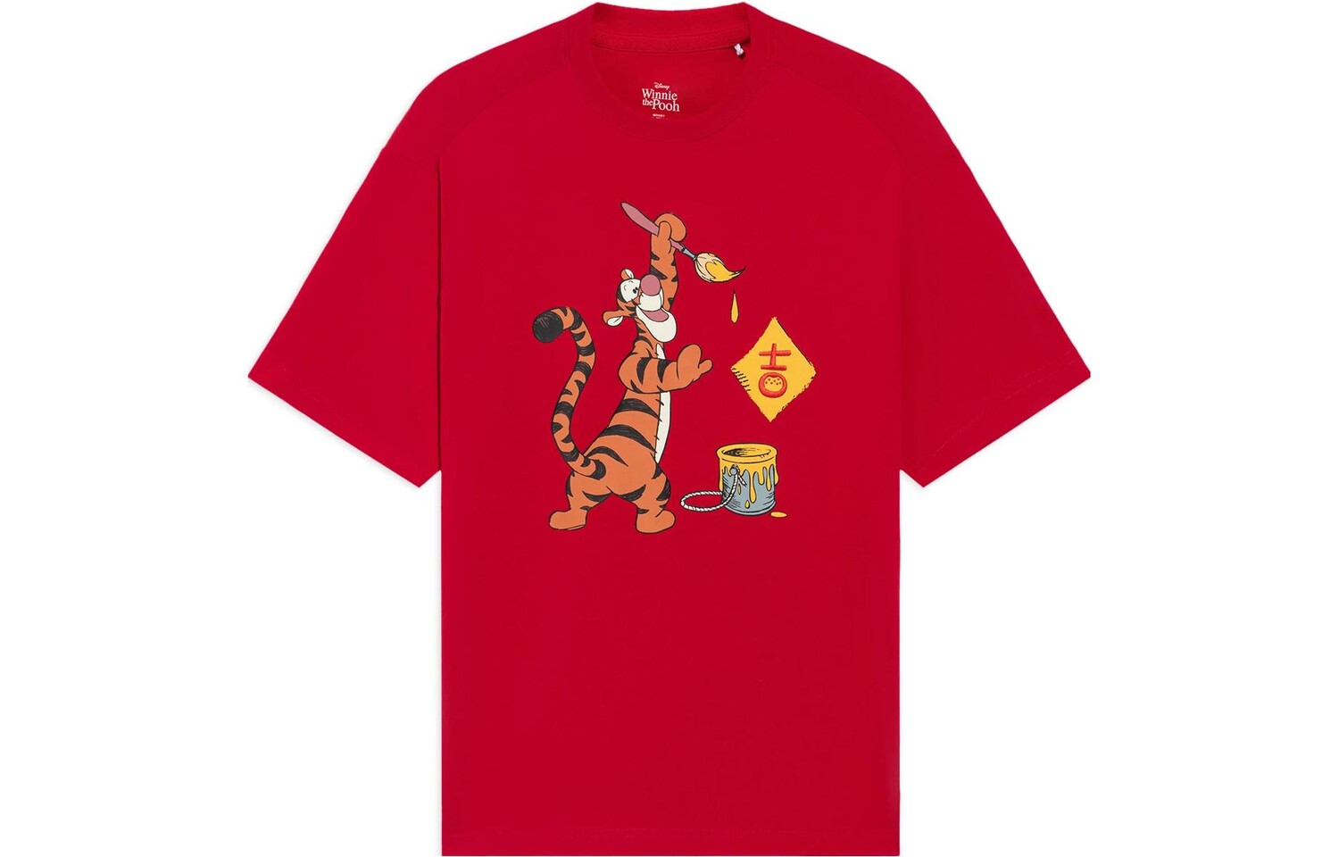 

Футболка Disney X Disney унисекс красная Lining, красный