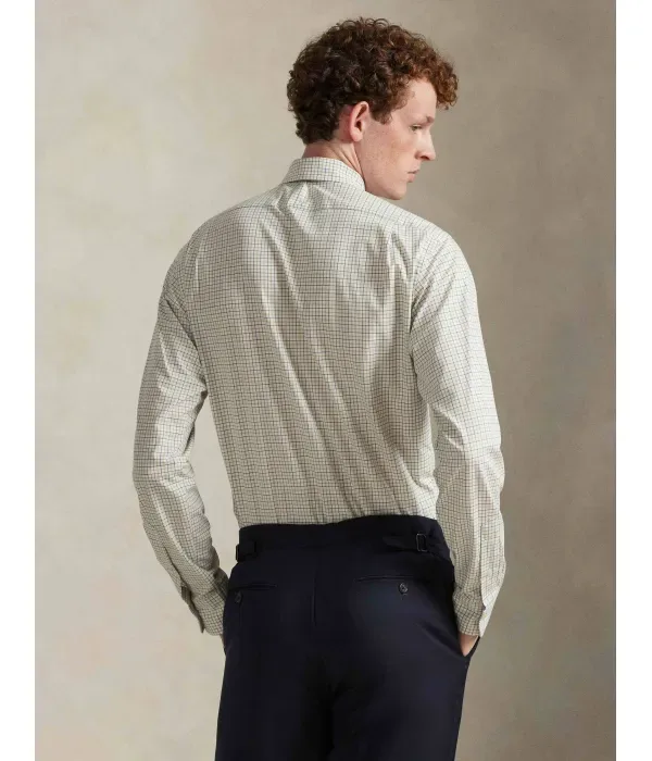 Рубашка slim fit Polo Ralph Lauren, бежевый — фото 3