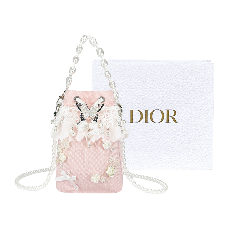 

DIOR [Индивидуальная косметичка] Специальная коробка "Танец бабочек в розовом саду", Цветочная романтика, Элегантная, Мягкая, Ручная работа