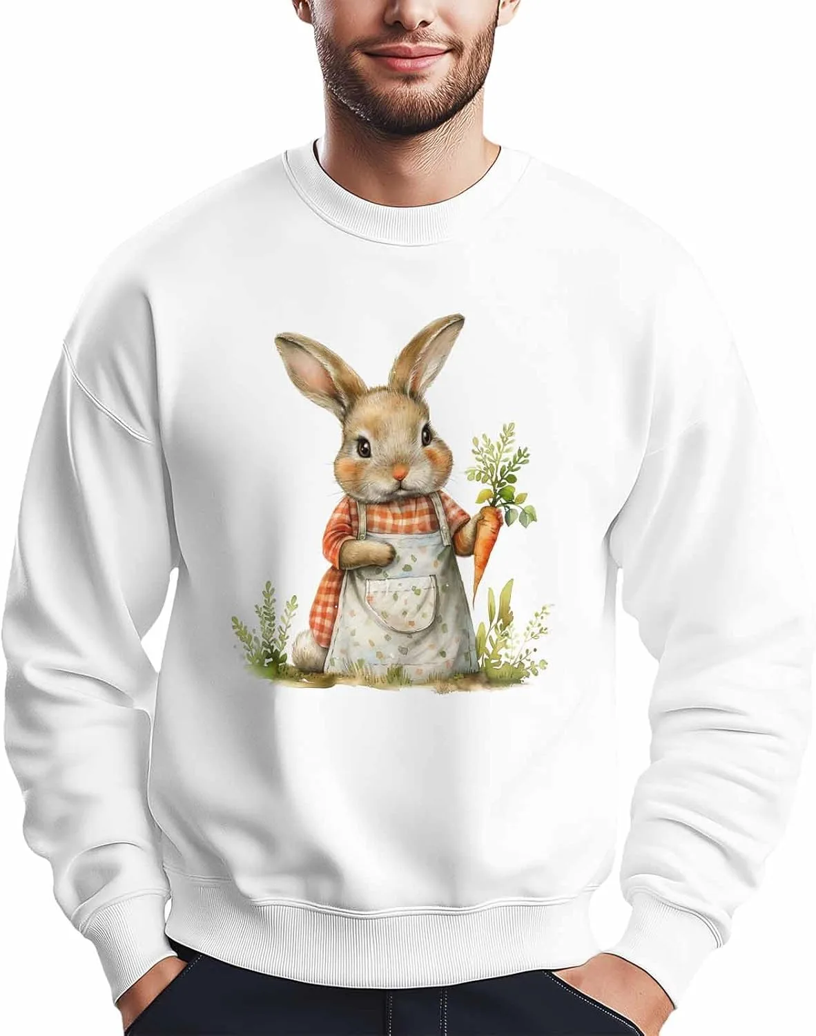 

Bemigo свитшот мужской Easter Rabbit oversized с принтом