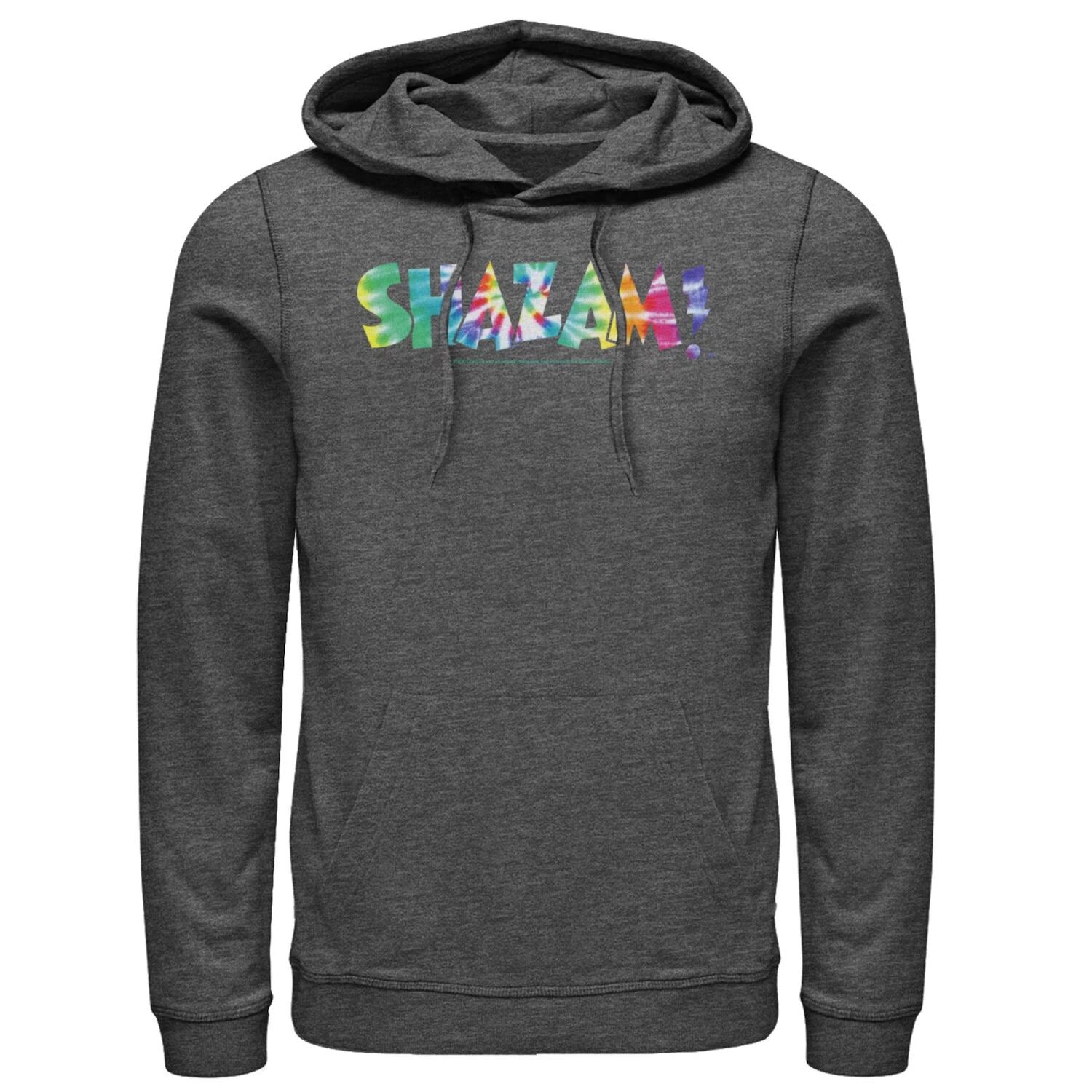 

Мужская толстовка с логотипом Shazam Tie Dye DC Comics