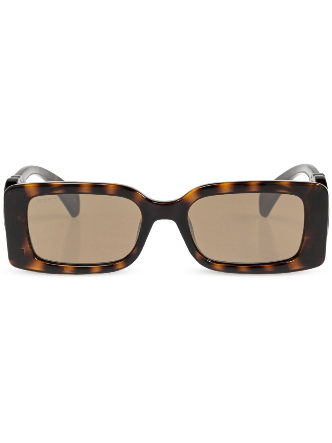 

Gucci Eyewear солнцезащитные очки с переплетенными буквами G, коричневый