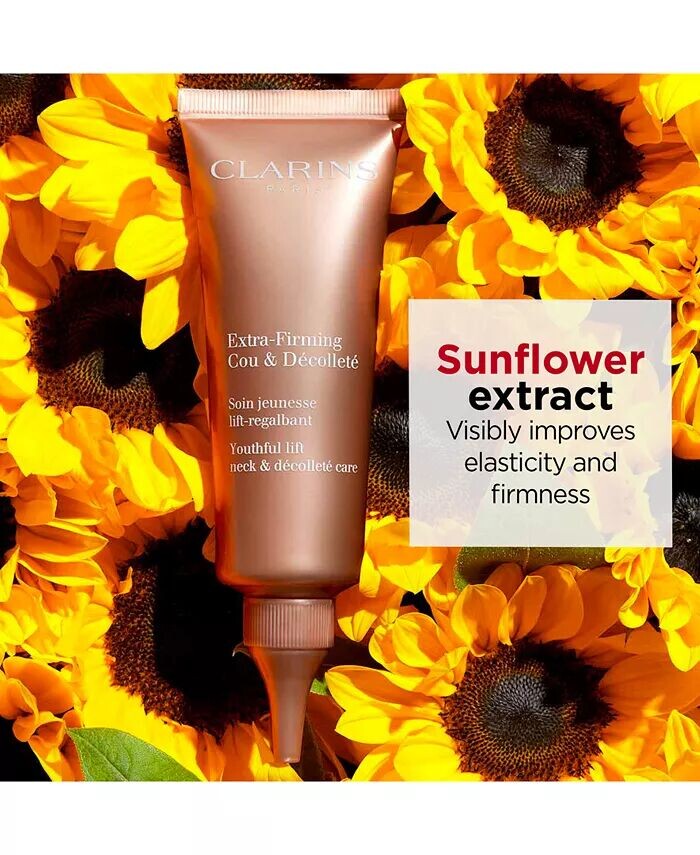 Крем для лица Clarins — Укрепляющий и разглаживающий увлажняющий для шеи и декольте — фото 3