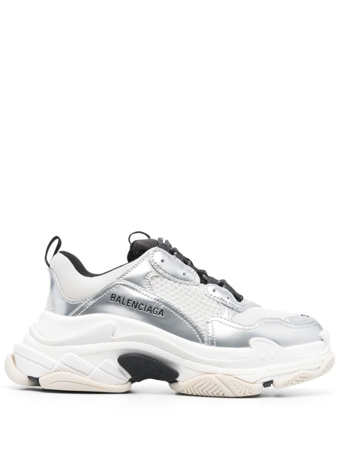 

Кроссовки Triple S Balenciaga, серебристый