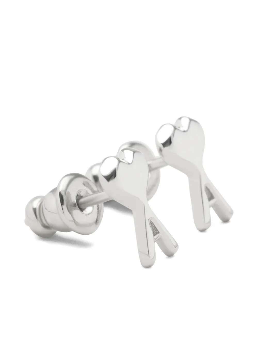 

Серьги-гвоздики с монограммой Ami de Coeur Ami Paris, серебряный