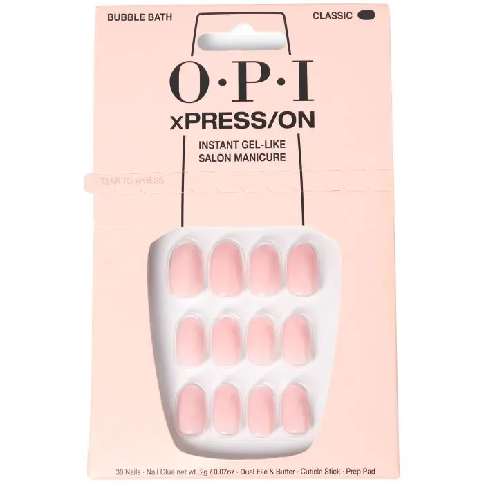 

Накладные ногти xpress/on uñas postizas Opi, цвет bubble bath