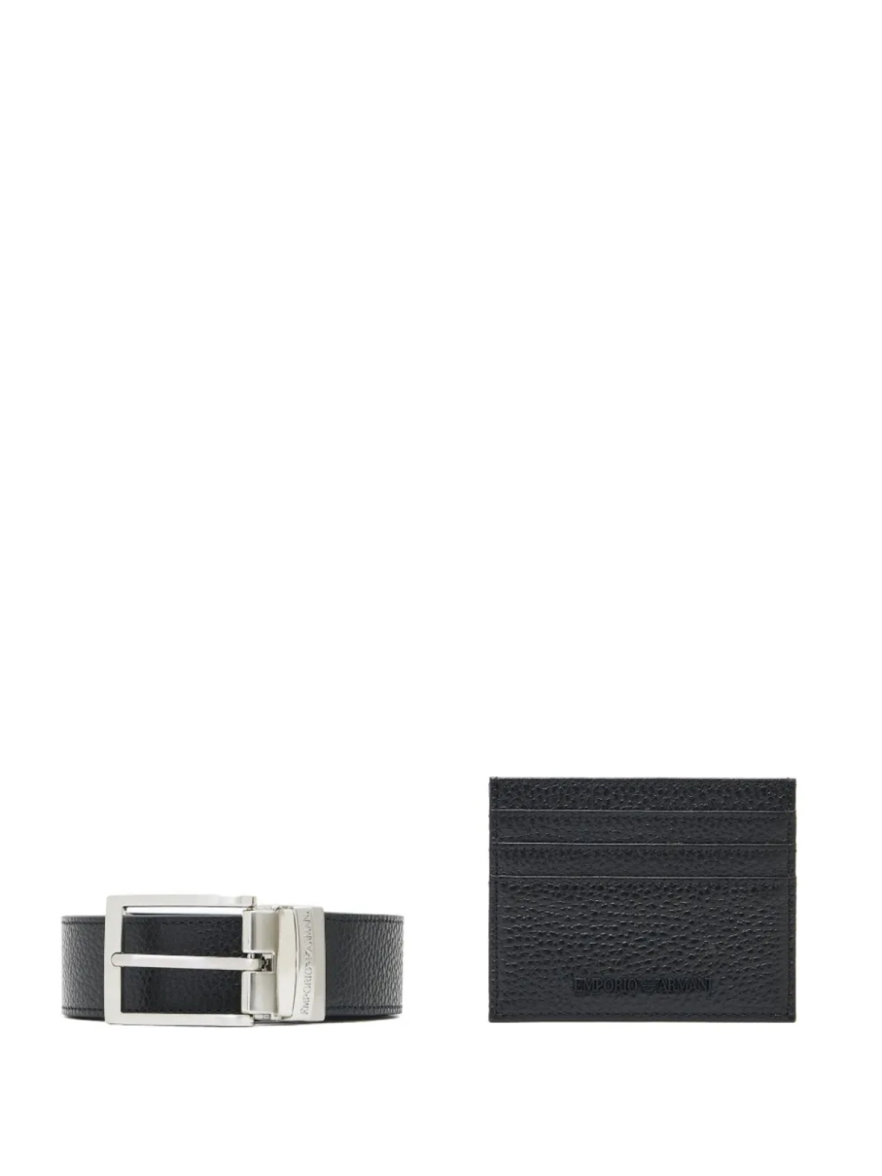 

Emporio Armani комплект из ремня и картхолдера, черный