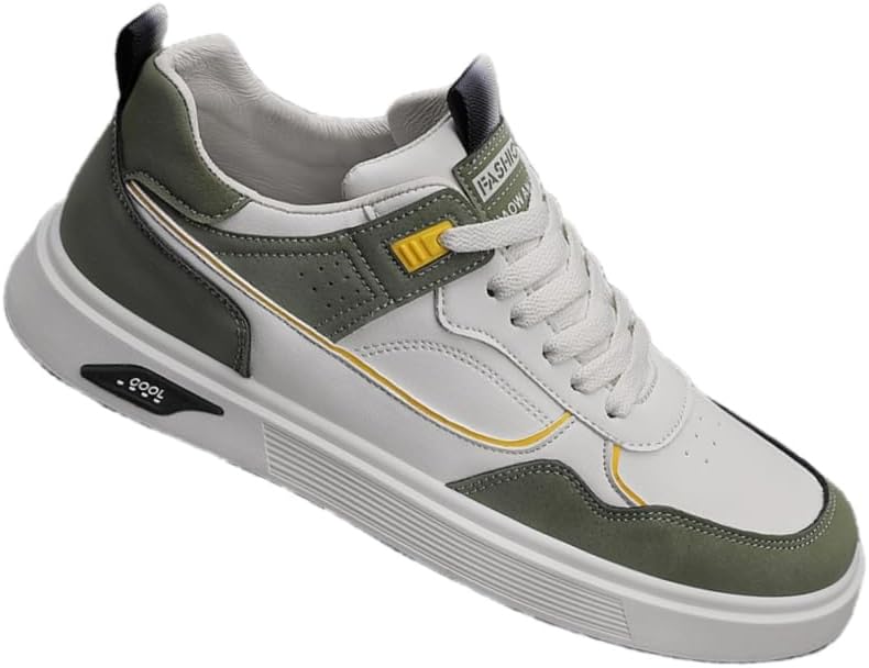 

Большие мужские туфли FmShi - повседневный и спортивный стиль - модные кроссовки - противоскользящие и прочные - подходят для использования на улице и для повседневной носки, хаки