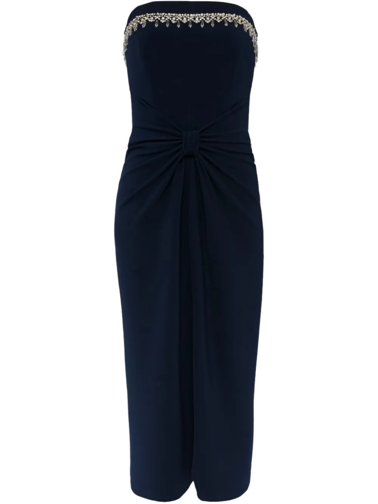

Платье миди Jenny Packham Blaze, синий