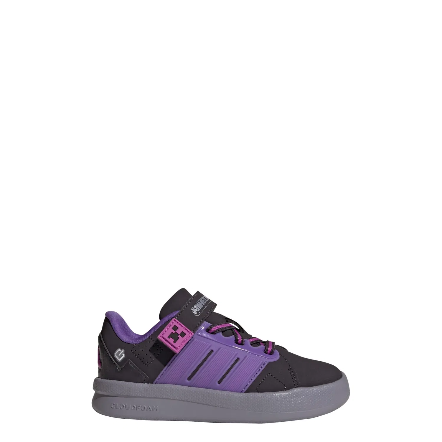 Кроссовки Adidas Sportswear Minecraft Lightorama Court черного цвета — фото 2