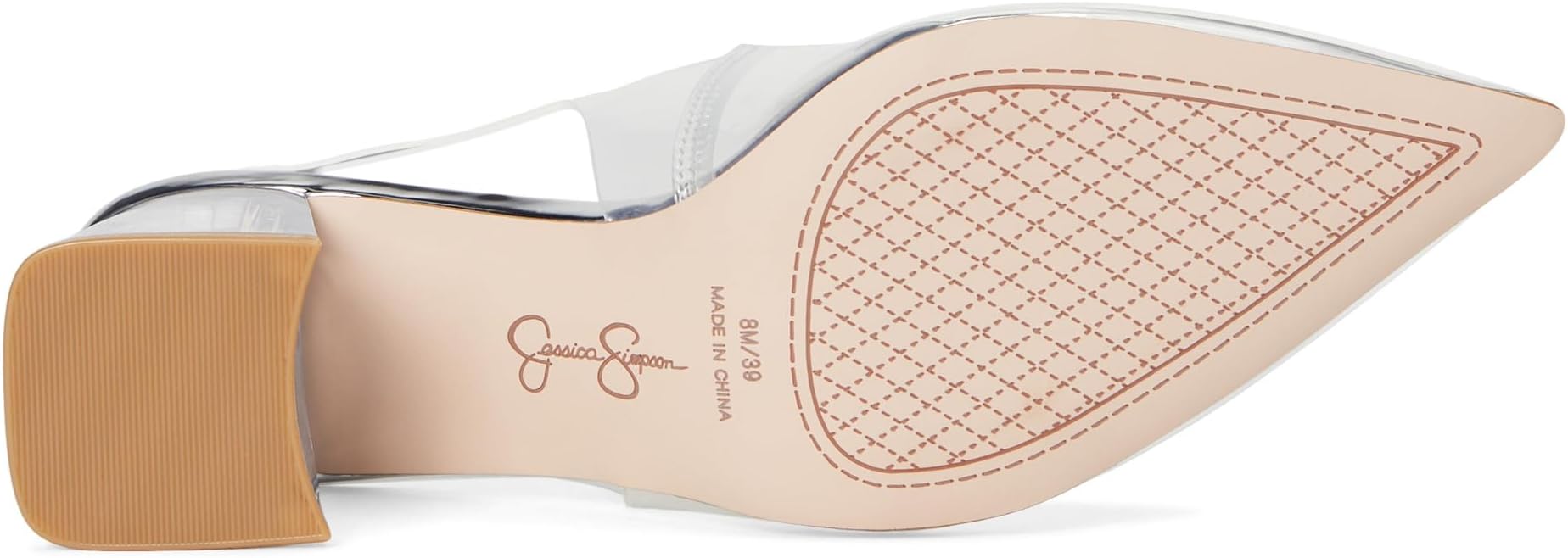 Туфли Jessica Simpson Syrina Lucite Slingback Pumps, цвет Clear — фото 3