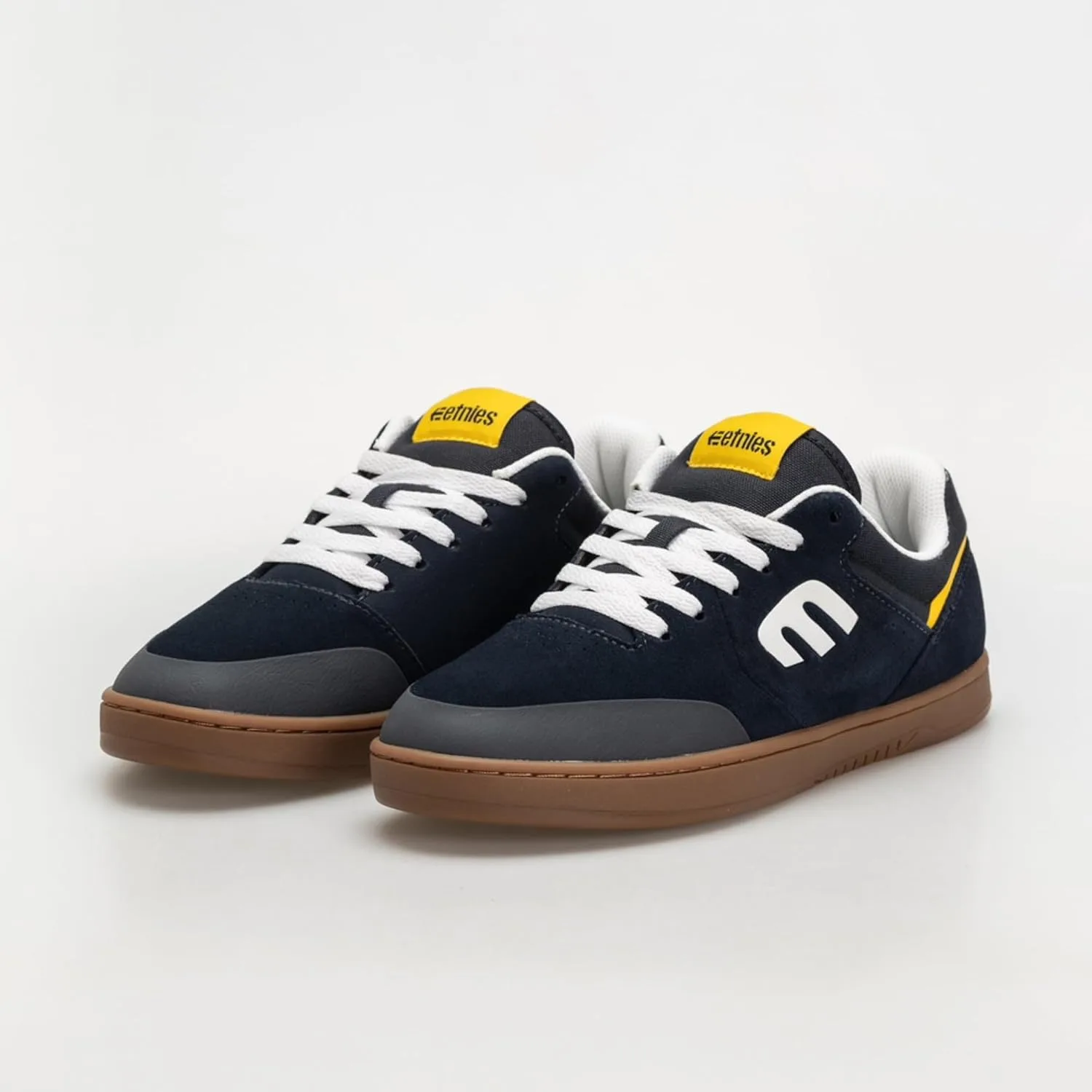 Мужские кроссовки Etnies 4101000261 - обувь для скейтборда, темно-синий/желтый — фото 3