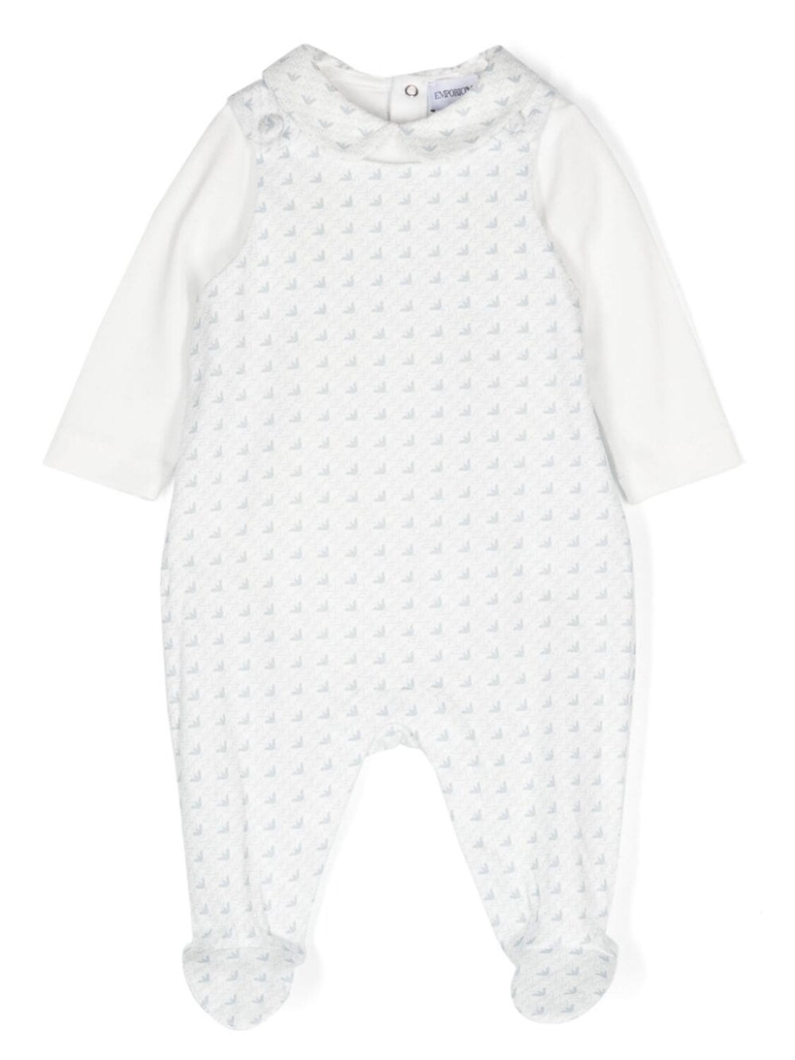

Emporio Armani Kids комплект для новорожденного с логотипом, белый