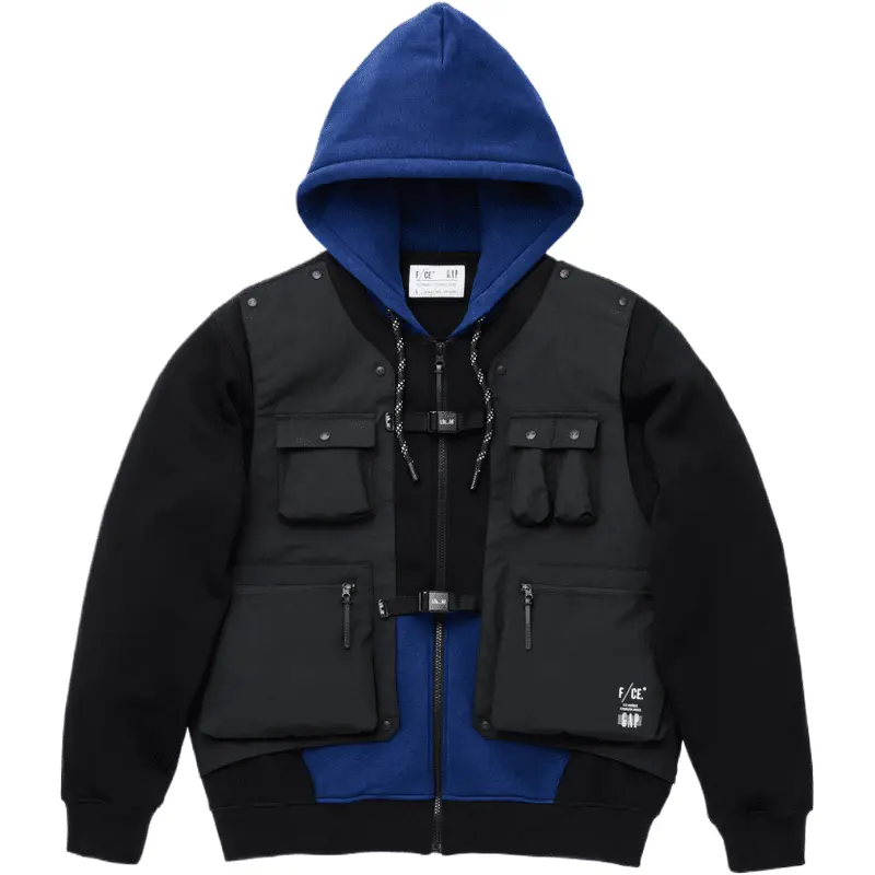 Свитшот-куртка осенне-зимняя Unisex GAP, черный — фото 2