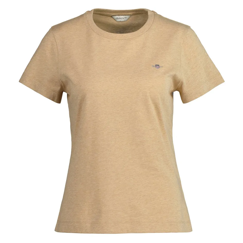 

Футболка Gant Shield Regular Fit, бежевый
