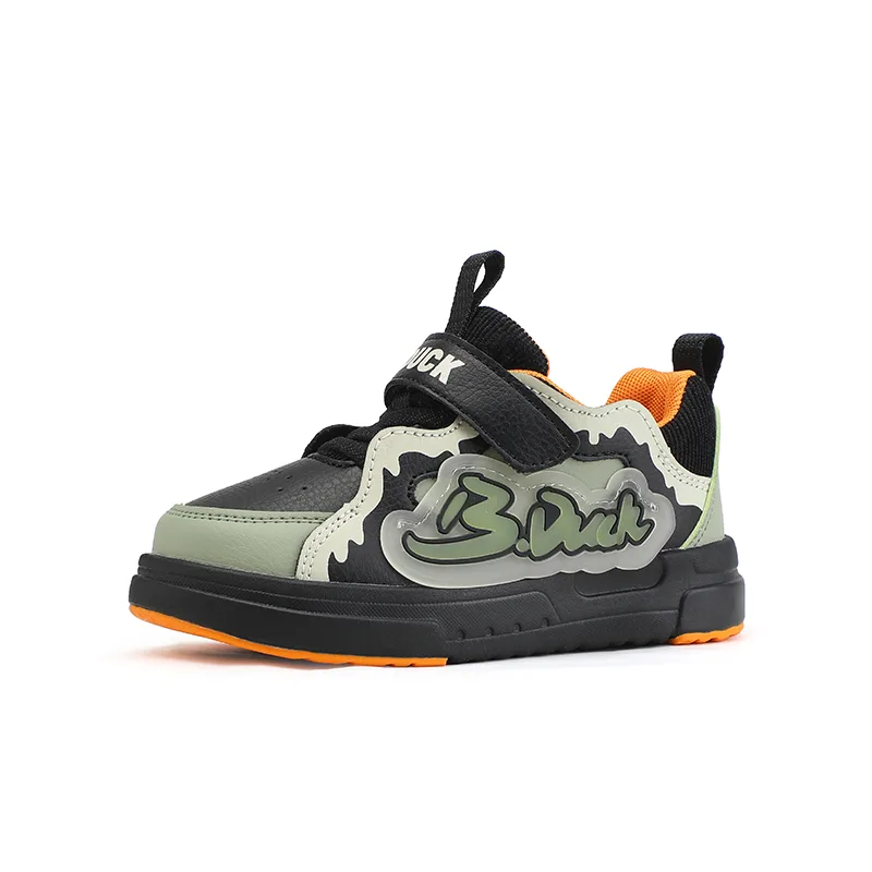 Детские повседневные кроссовки Anti kick B.Duck, бежевый красный — фото 3