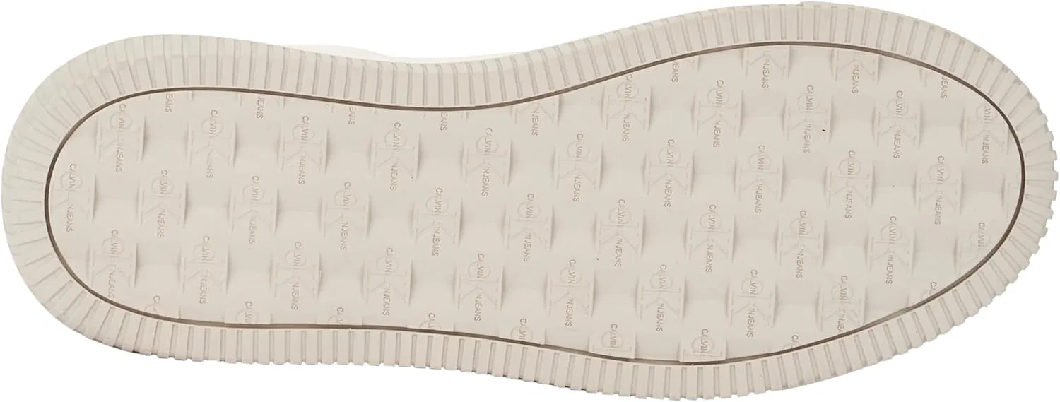 Calvin Klein Herren Кроссовки с чашечной подошвой Chunky Authentic Schuhe, Beige Creamy White Eggshell Green — фото 2