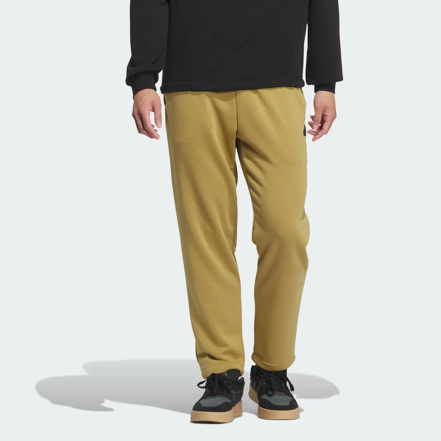 Технологичные дождевые джоггеры повседневные брюки мужские brown Adidas, хаки коричневый — фото 4