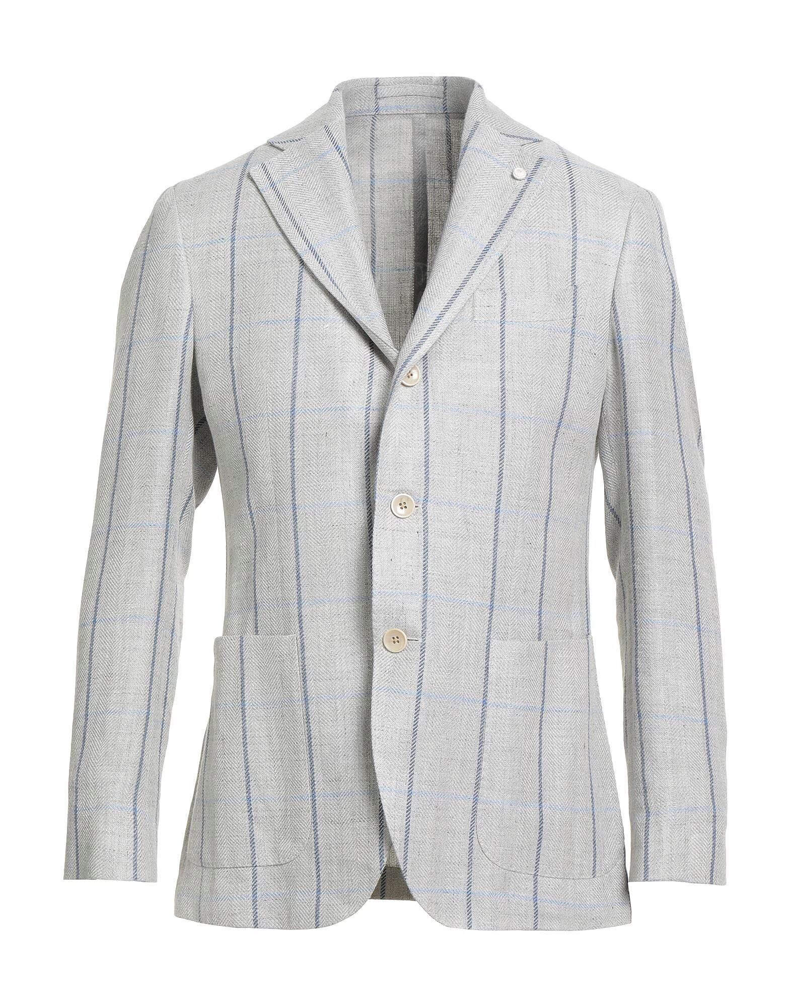 

Блейзер Luigi Bianchi Mantova, серый