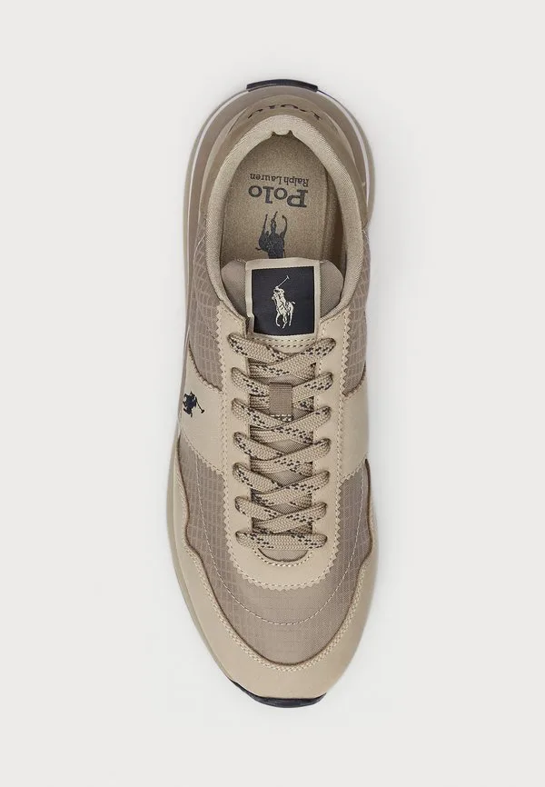 Кроссовки train 89 из нубука и оксфордской кожи Polo Ralph Lauren, Tonal Milkshake — фото 4
