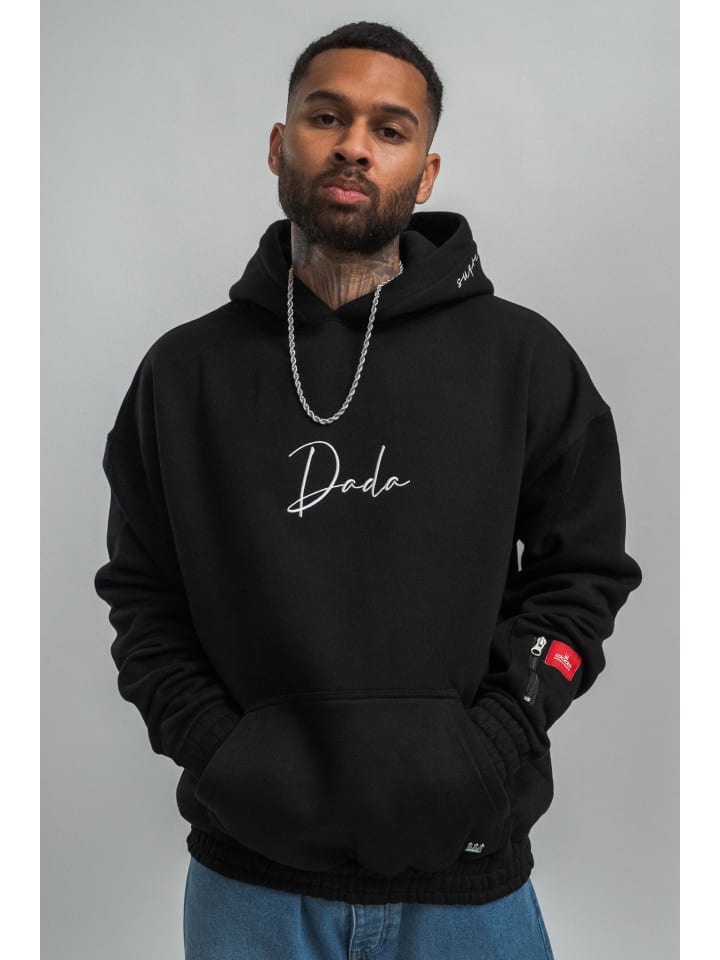 

DADA Толстовка оверсайз с вышитым логотипом черного цвета, Черный, DADA Толстовка оверсайз с вышитым логотипом черного цвета