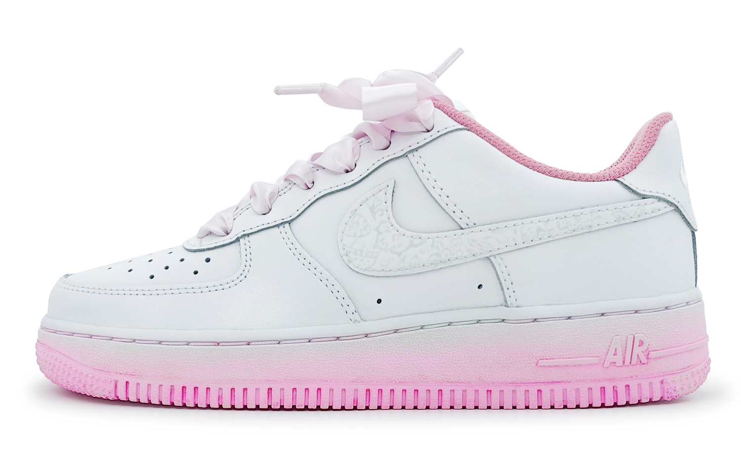 

Кроссовки Nike Air Force 1 Abrasion Resistant Low Top для скейтбординга унисекс бело-розовые, цвет Pink White