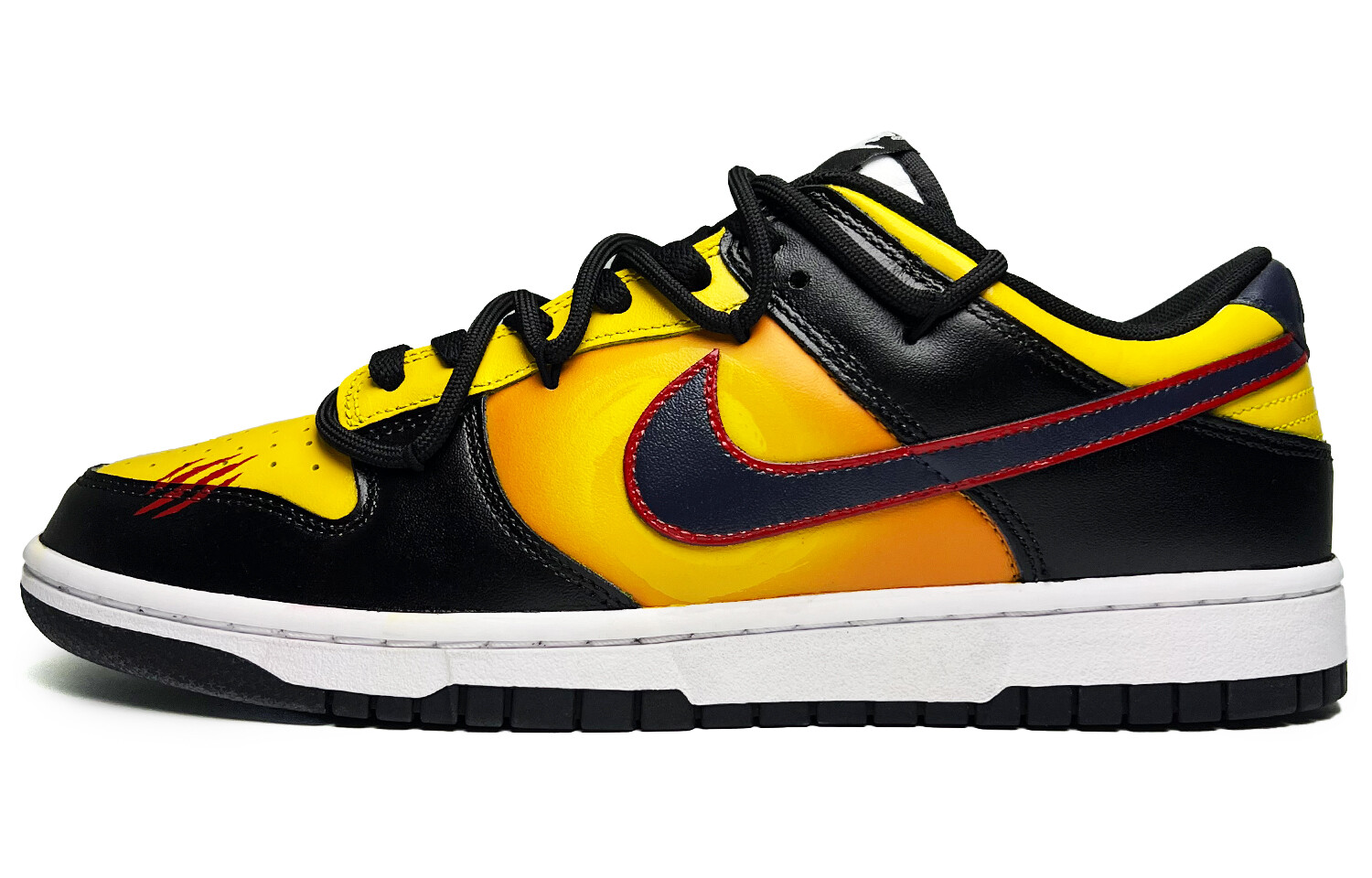 

Кроссовки Nike Dunk Skateboarding Shoes Men Low-top Black/yellow, желтый