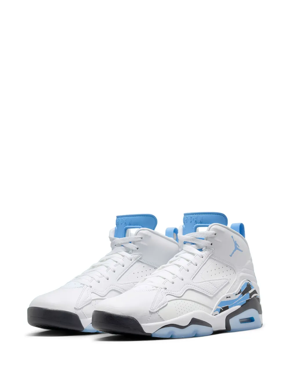 Кроссовки MVP White/University Blue Jordan, белый — фото 2