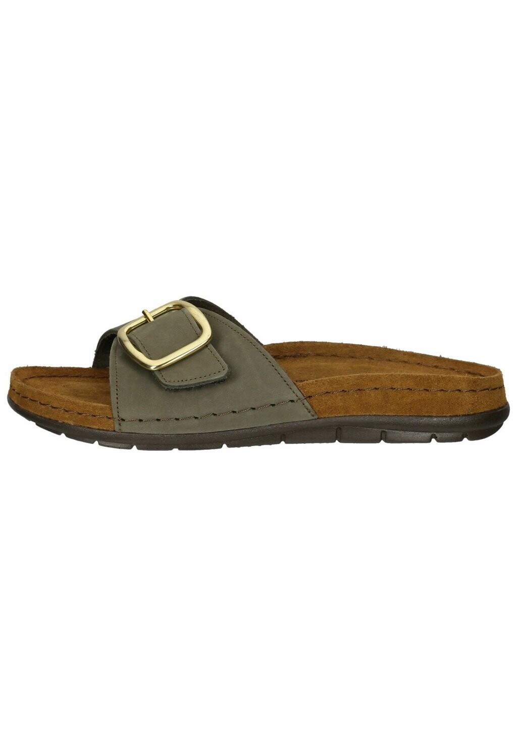

Мюли на плоской подошве Rohde, цвет olive