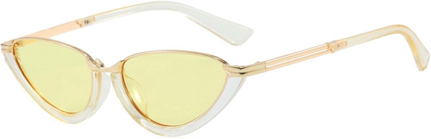 

Ретро маленькие женские солнцезащитные очки «кошачий глаз», модные солнцезащитные очки с защитой от УФ-излучения UV400, трендовые мужские солнцезащитные очки 2025 года, дизайнерские женские солнцезащитные очки mincl, C4