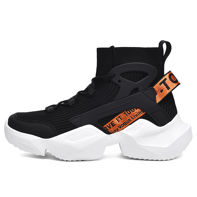 

Topland Высокие кеды мужские черно-белые, цвет Black White