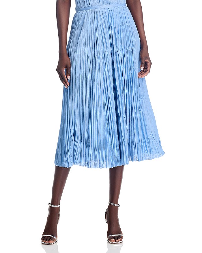 

Юбка миди в складку Rosalyn Proenza Schouler White Label, синий