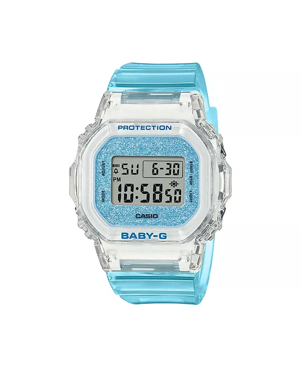 

Женские часы из синей смолы, 37,9 мм G-Shock, blue