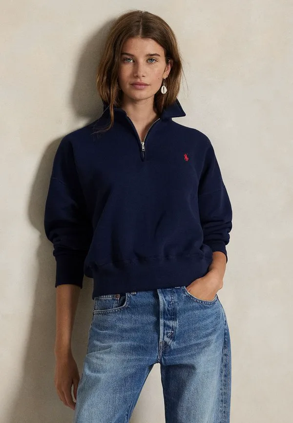 

Флисовая толстовка с застежкой-молнией до середины груди Polo Ralph Lauren, Cruise Navy, Синий, Флисовая толстовка с застежкой-молнией до середины груди Polo Ralph Lauren, Cruise Navy