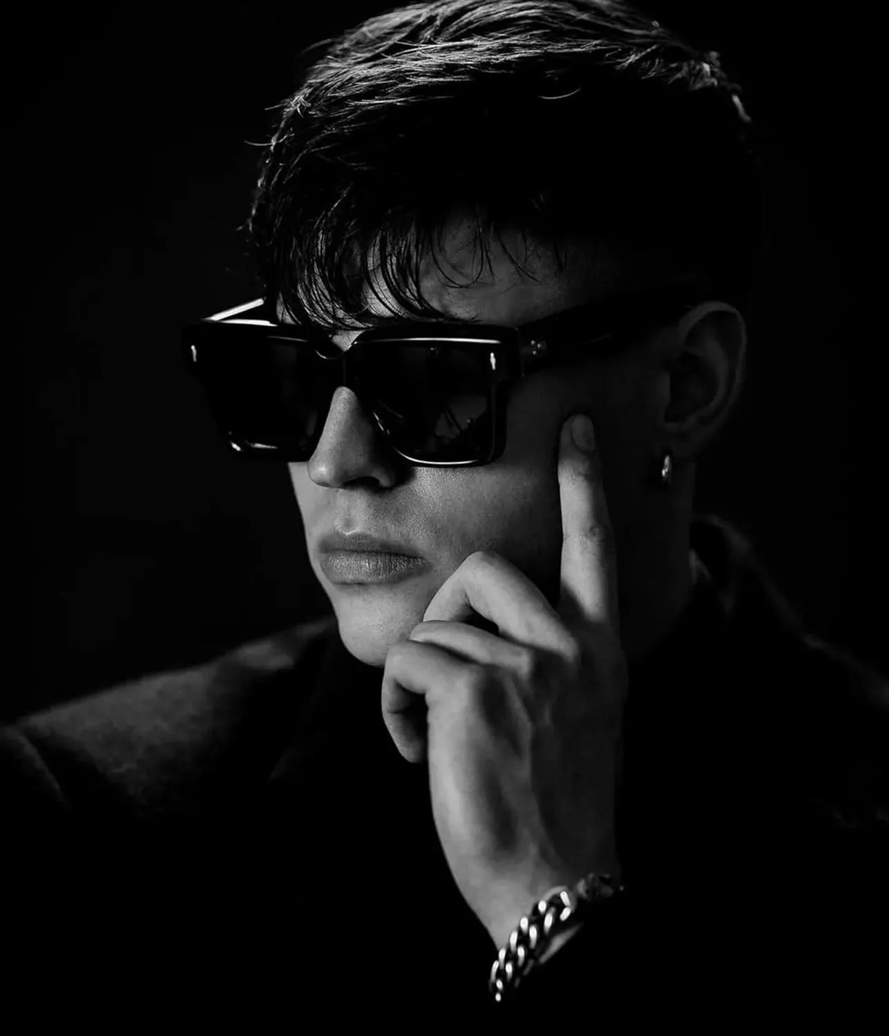 

Солнцезащитные очки EYLRIM в квадратной оправе для женщин и мужчин, модные солнцезащитные очки в толстой прямоугольной оправе, черные, 04 Black Leopard/Champagne