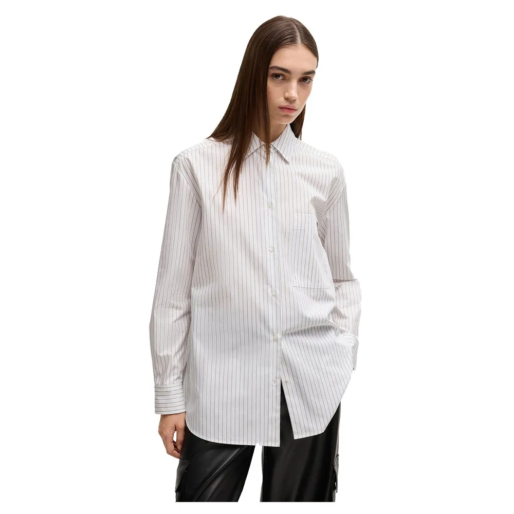 

Рубашка с длинным рукавом HUGO The Oversize 10268078, белый
