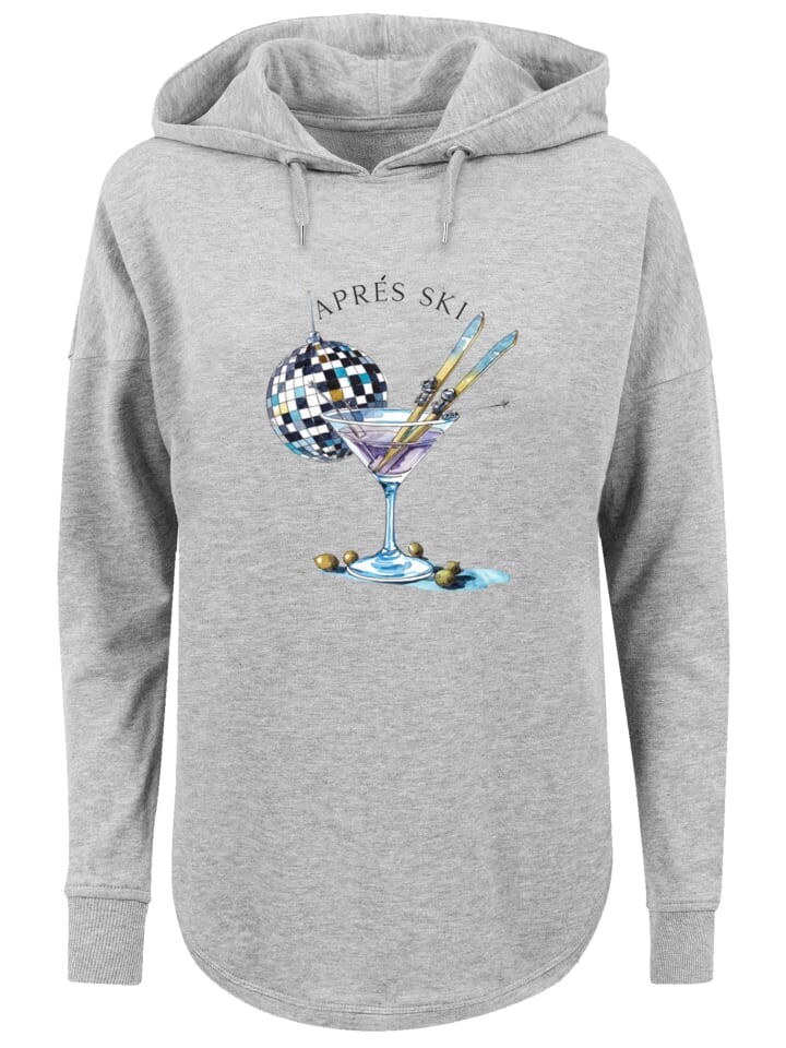 

Пуловер F4NT4STIC Oversized Hoodie Après Ski Martini Winter Sport, серый