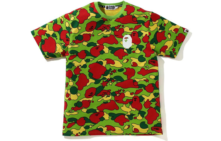 

Футболка Ape Head Series для мужчин A Bathing Ape, желтый