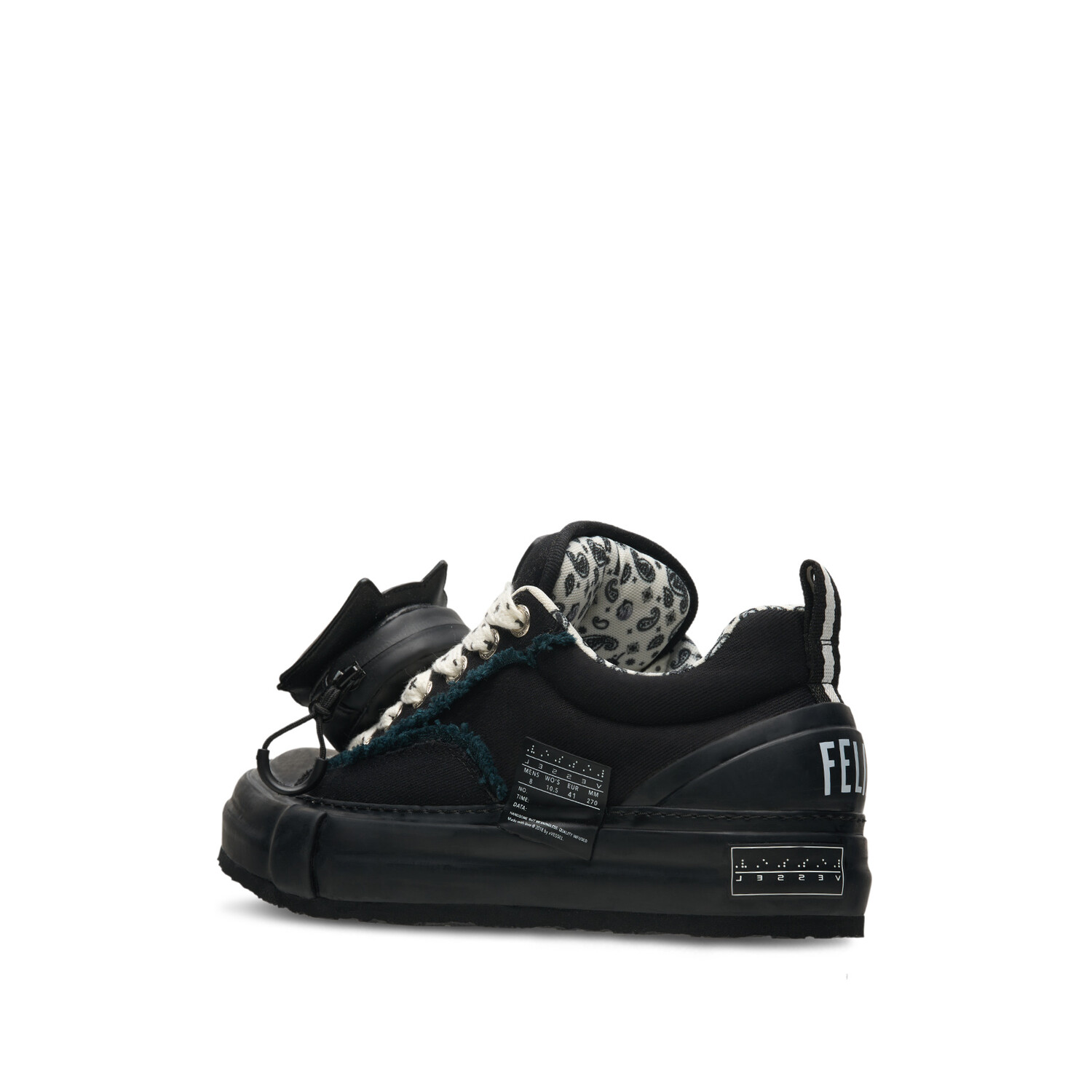 Кроссовки Ron English X Universal Studios X xVESSEL Skateboarding Shoes Unisex Low-top Black, черный — фото 2