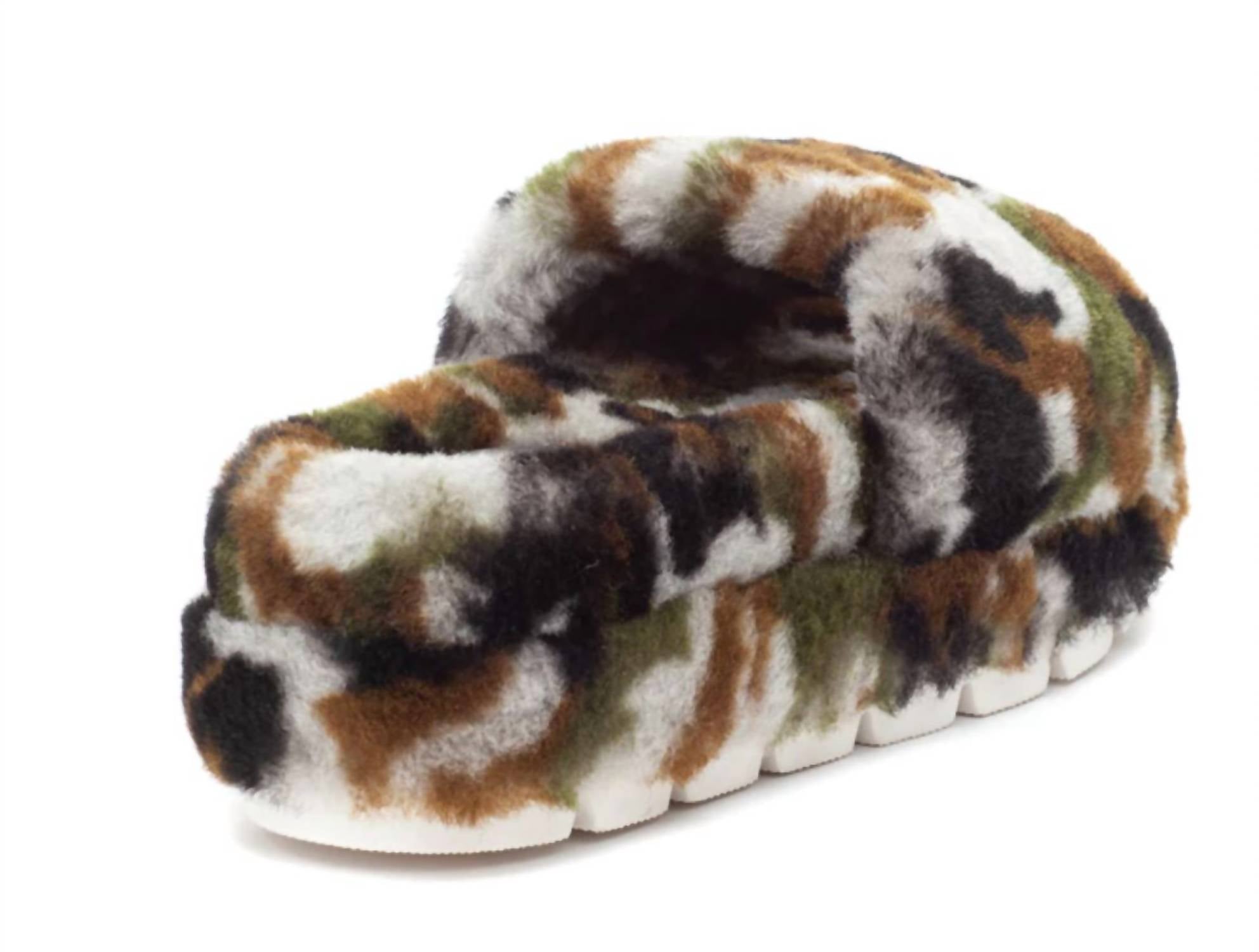 Лоферы женские J Slides, цвет camo — фото 3